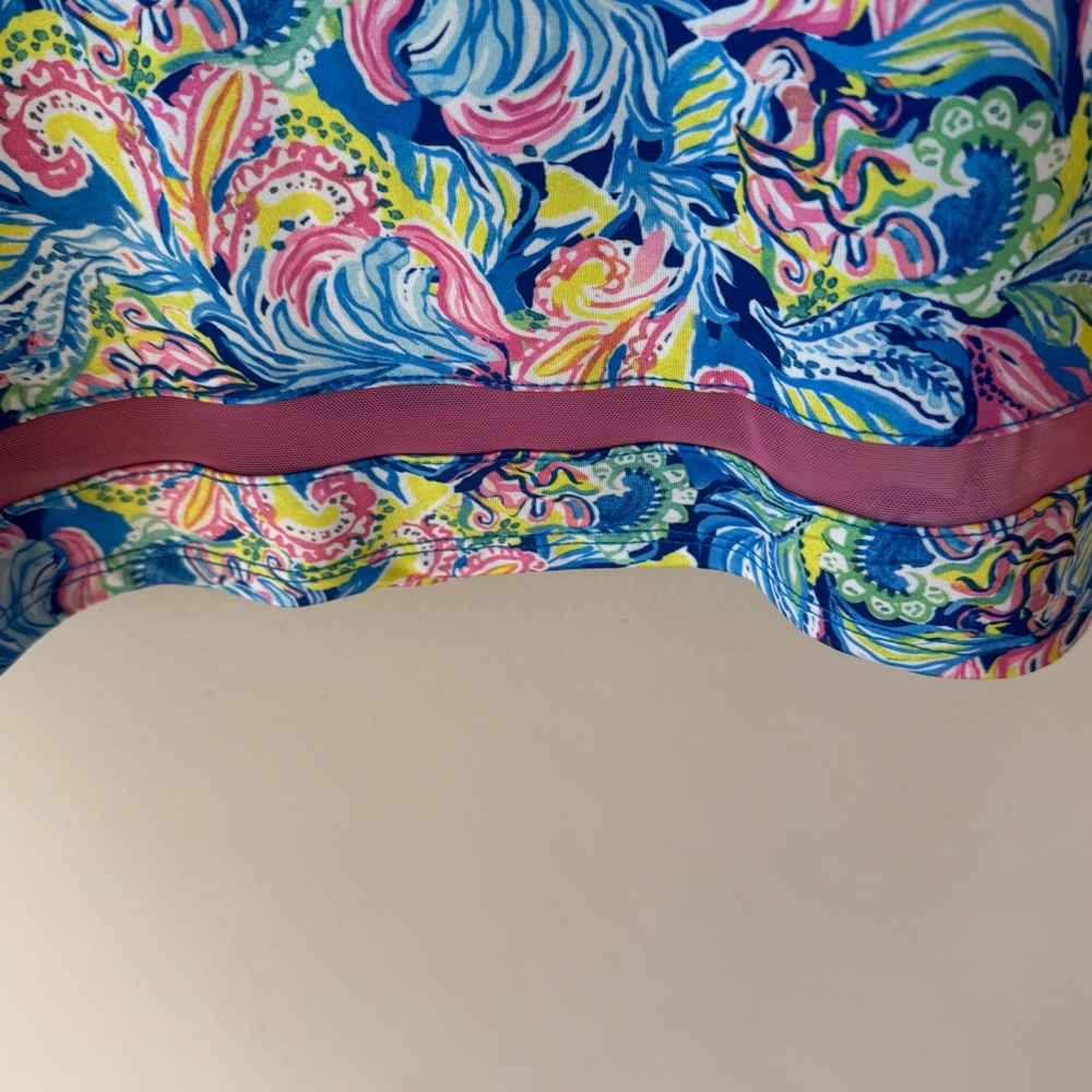 Stella Parker Sport Sleeveless Pasley Sheath Dress - Large - Blue Pink Green - Picture 5 of 7